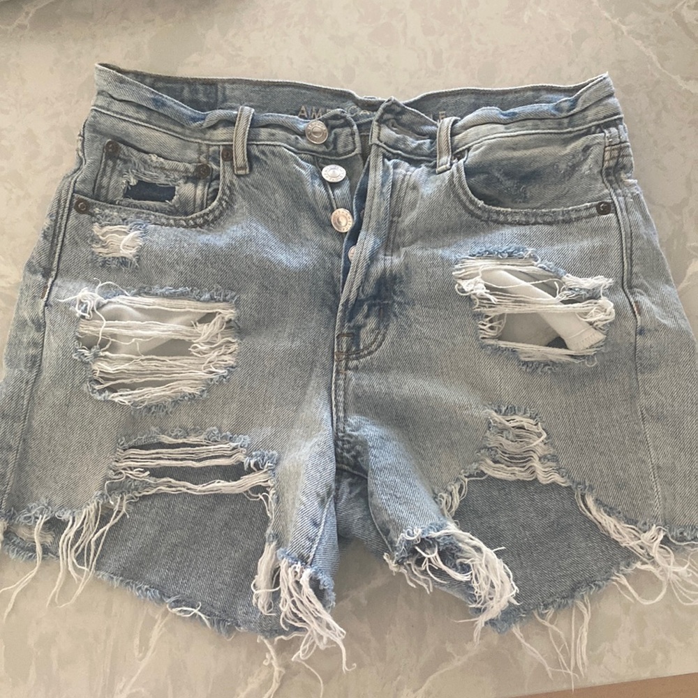 American eagle button fly shorts